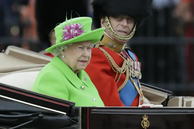 королева и принц Филипп