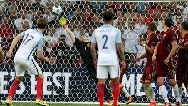 英格蘭在歐錦賽首戰傷停補時階段被俄羅斯扳平。