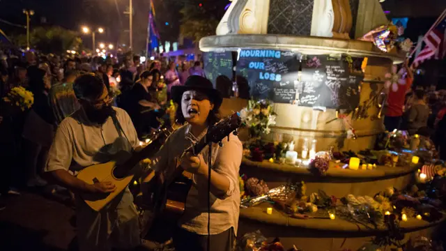 акция памяти в Техасе