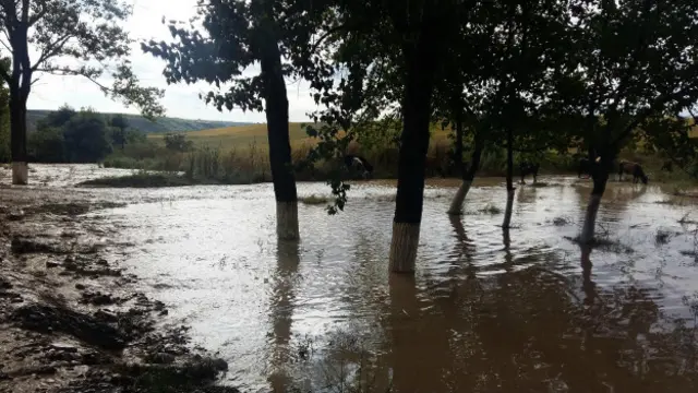 Oğuz-Qəbələ-Bakı içməli su kəmərinə ciddi təhlükə yarandığı üçün əraziyə ağır texnika və işçi qüvvəsi cəlb olunub