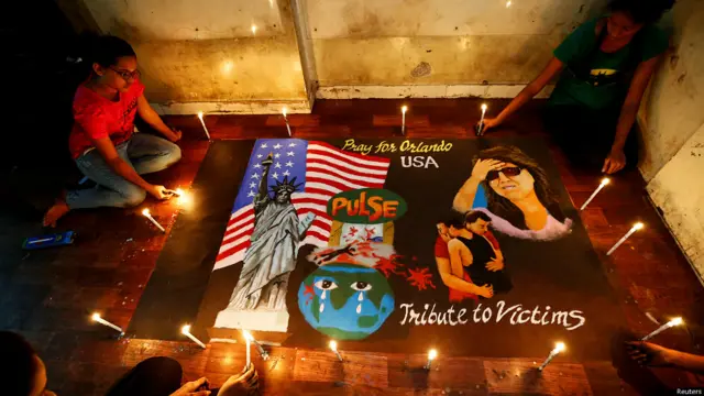 Почтили память погибших и в Индии.