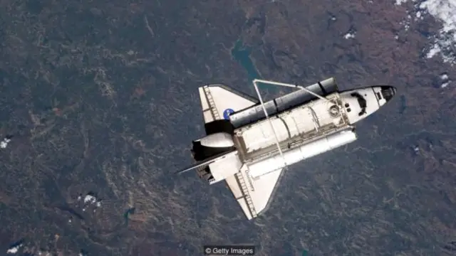 航天飞机表明一艘航天飞行器可用于执行几十个任务。(图片来源: Getty Images)