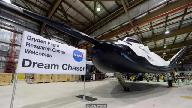 “追梦者”航天飞机使用“升力体”的现代设计原理。(图片来源: Getty Images)