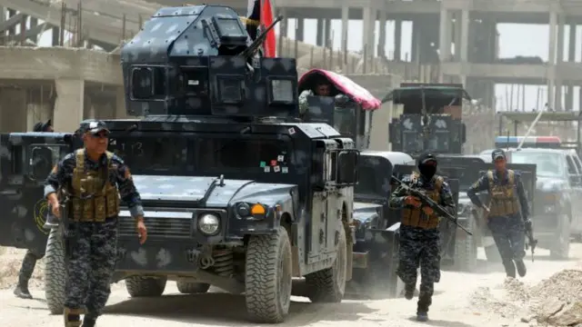 قوات الحكومة العراقية بدأت الشهر الماضي عملية لاستعادة الفلوجة