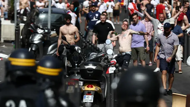 Сутички між російськими та англійськими фанами відбулися у Марселі 11 червня 