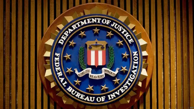 美国司法部和美国联邦调查局徽章