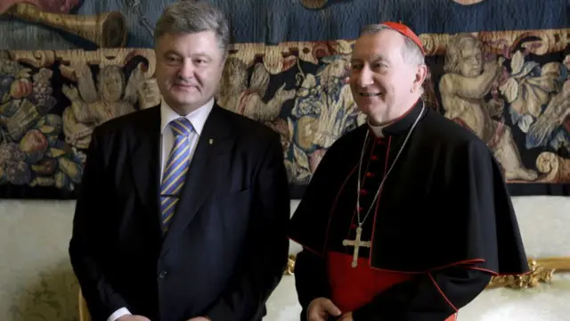 Петро Порошенко зустрічався з П'єтро Пароліною у Ватикані 2015 року