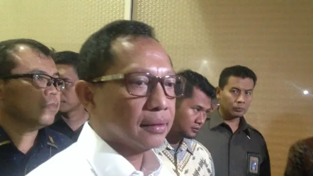 Kepala BNPT Tito Karnavian usai rapat kerja bersama Komisi III DPR-RI.