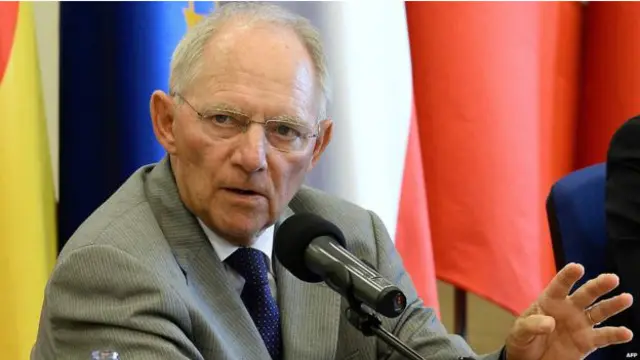 لحن ولفگانگ شویبله، وزیر دارایی آلمان دیپلماتیک نبود