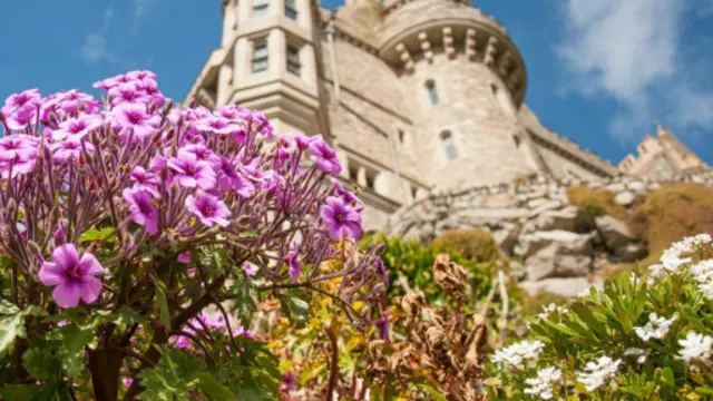 欧洲,英国,英格兰,康沃尔郡,圣米迦勒山(St Michael's Mount)