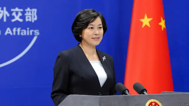 Juru bicara Kementerian luar negeri Cina, Hua Chunying mengatakan bahwa kapal penjaga pantai Cina telah menyelamatkan seorang nelayan yang terluka.