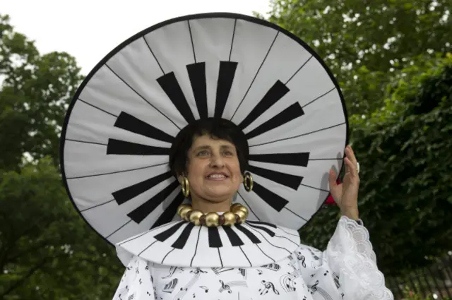 Шляпа с клавишами