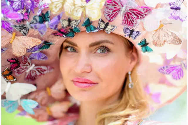 Шляпа с бабочками