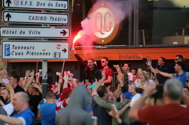 Болельщики в Лилле