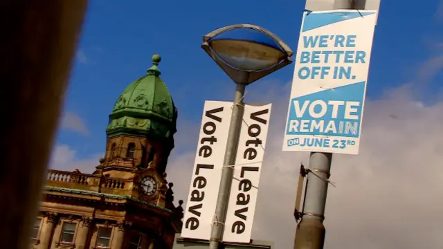 Белфаст плакаты перед референдумом