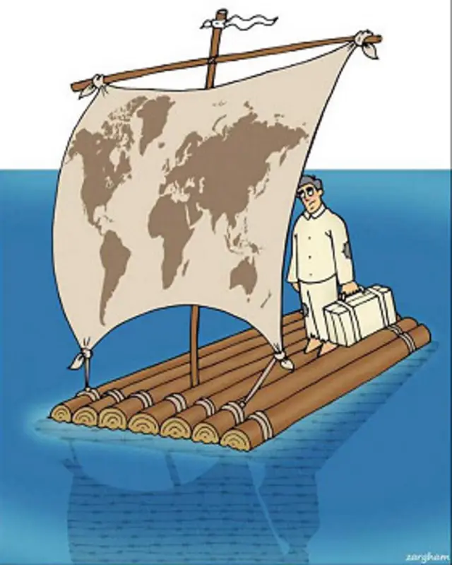 روز جهانی پناهندگان / کارتون امیرحسین ضرغام، فرهیختگان