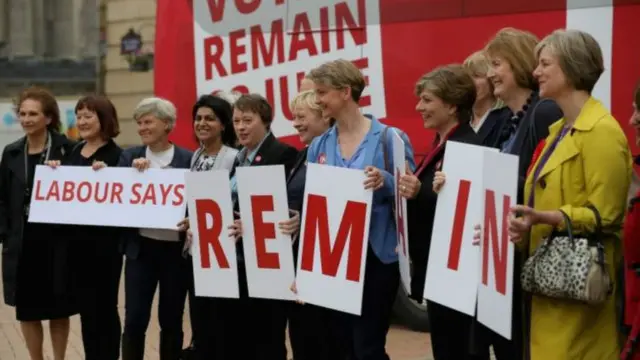 بیشتر نمایندگان حزب کارگر در پارلمان طرفدار ماندن در اتحادیه اروپا هستند