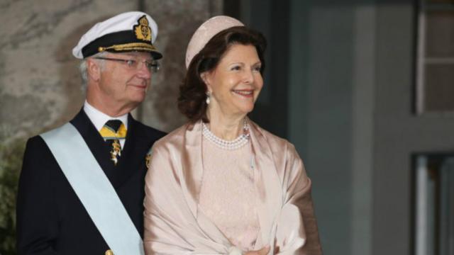 Король Карл XVI Густаф и королева Сильвия