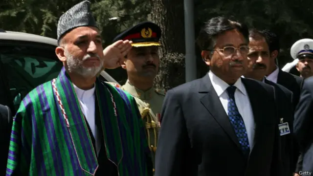 करज़ई-मुशर्रफ़