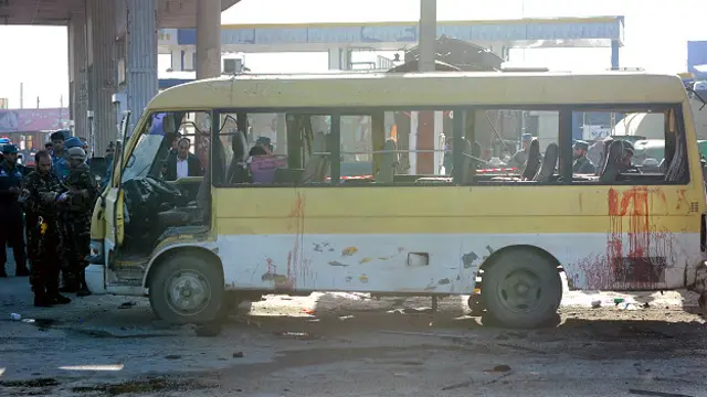 Partlayış intiharçı tərəfindən törədilib