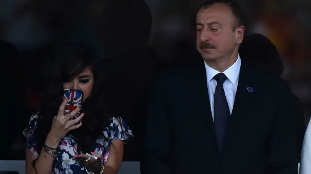 Leyla Aliyeva, İlham Aliyev