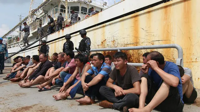 'Hanya' tiga kapal Cina yang tertangkap di Natuna sepanjang Januari hingga Juni 2016.