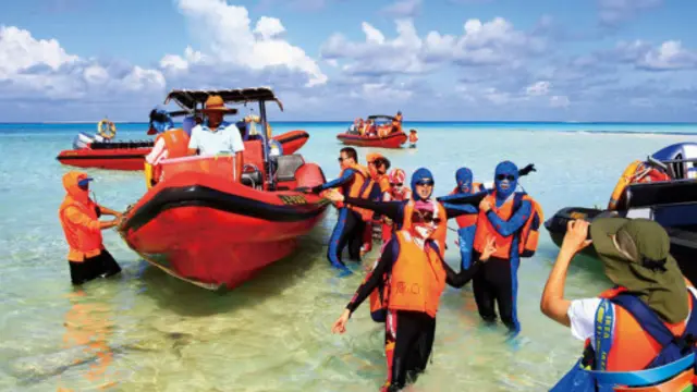 中国从2013年已经开通了西沙的旅游项目。