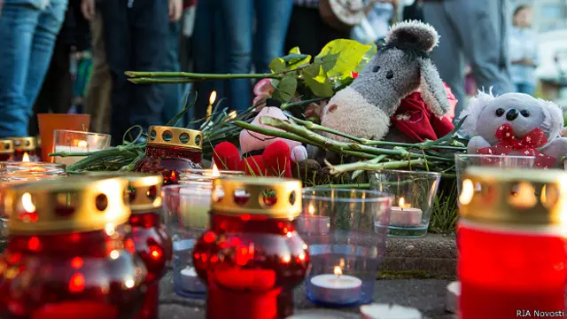 свечи и игрушки, акция памяти