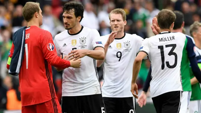 جرمنی نے اس میچ میں گول کرنے کے کئی سنہرے موقعے ضائع کیے