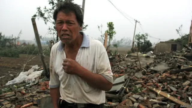 村民说，这短短的20多分钟简直就是“世界末日”