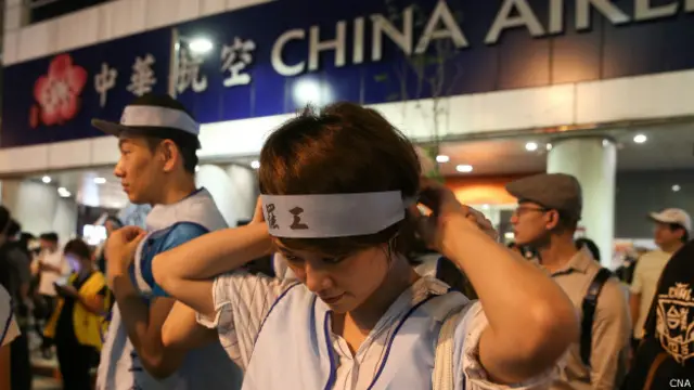 华航空服员准备罢工