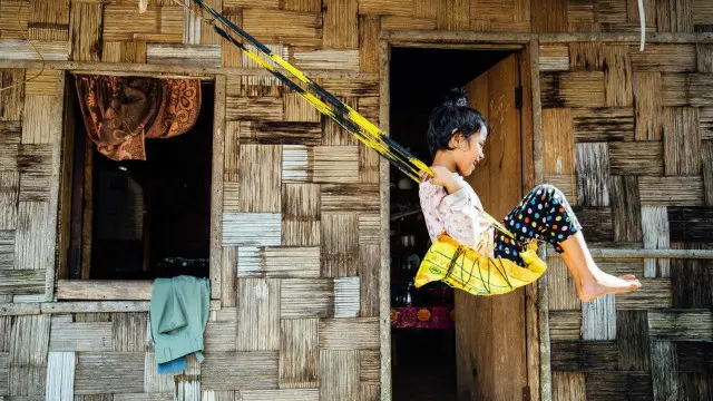 البيوت في ماولينّونغ بسيطة، وتصنع في العادة من الخيزران والمعادن، وهي نظيفة بشكل رائع.