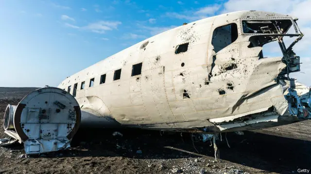 Sólheimasandur beach