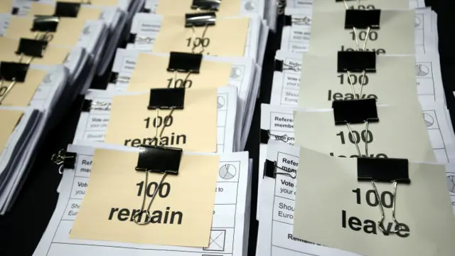 برطانیہ میں ہونے والے ریفرینڈم میں عوام نے یورپی یونین سے علیحدگی کا فیصلہ کیا تھا۔