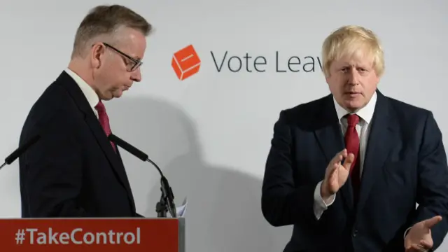 Майлк Гоув и Борис Джонсон