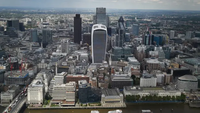 伦敦金融区鸟瞰