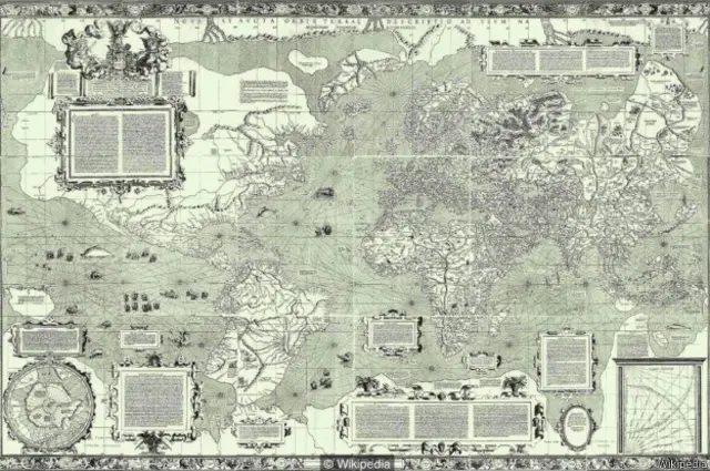 नक़्शे में उत्तर ऊपर