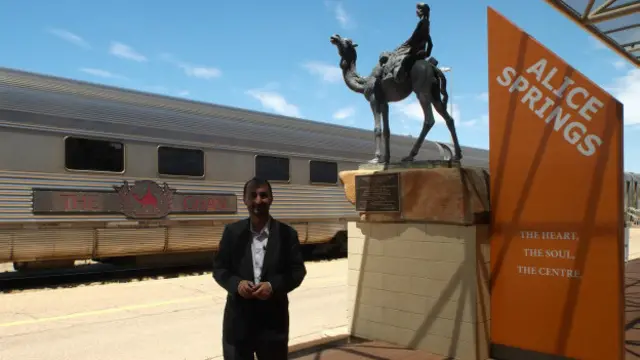  د افغانانو په نامه نومول شوی د ګان (Ghan) اورګاډی چې د افغان (Afghan) لنډه بڼه ده