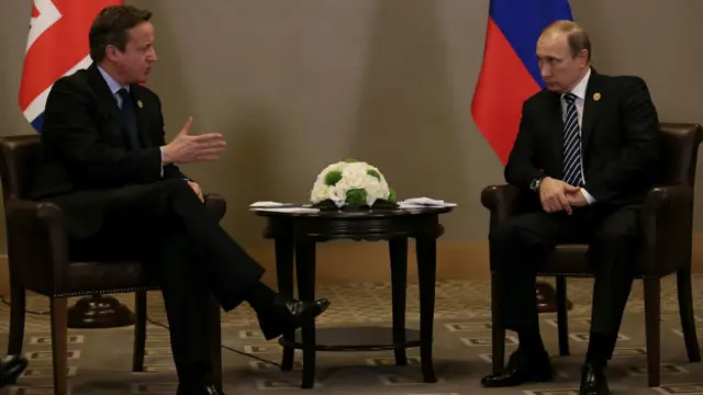 Путин и Кэмерон