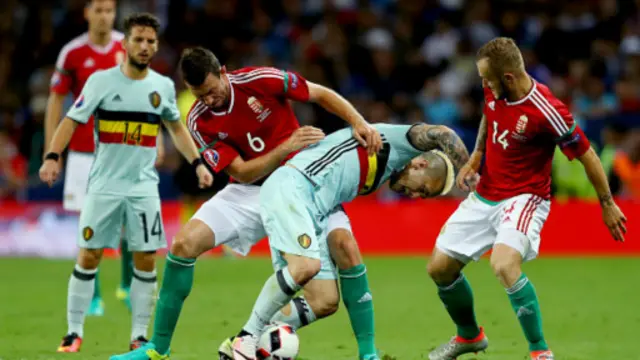 کوشش کے باوجود ہنگری کی ٹیم کوئی بھی گول نہ کر سکی