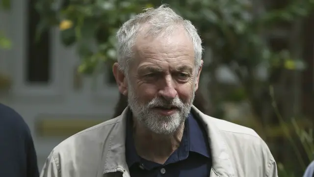 英国工党党魁科尔宾。