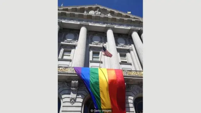 1978 年，同性恋活动家哈维·米尔克（Harvey Milk）在旧金山市政厅被杀害（图片来源：Getty Images）