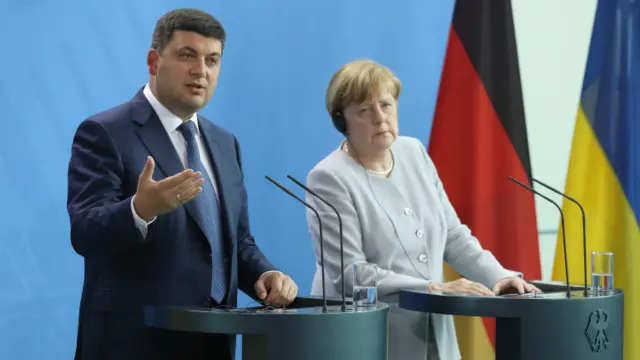 Гройсман і Меркель