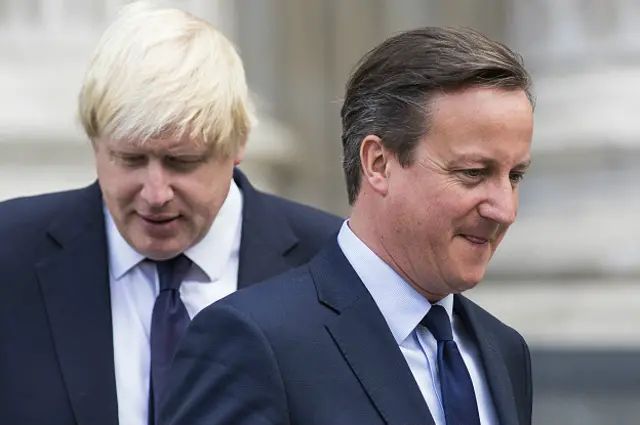 Дэвид Кэмерон и Борис Джонсон