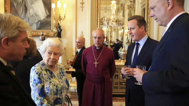 Кэмерон на приеме у королевы