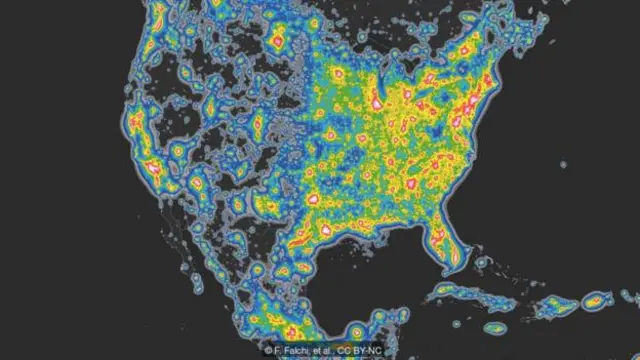 Işık kirliliği Amerika'da Ölüm Vadisi milli parkını da etkiliyor.
