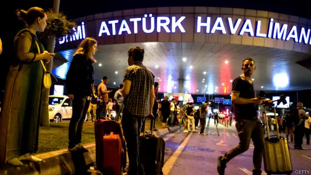 इस्तांबुल का अतातुर्क हवाई अड्डा.