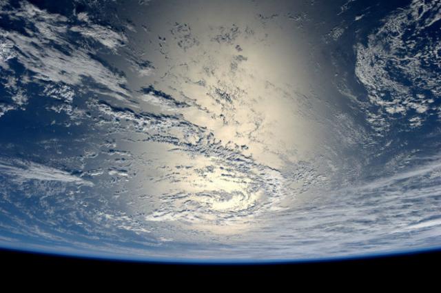这张地球的照片原本是颠倒的，但是在发表之前被调正了（图片来源：Getty）