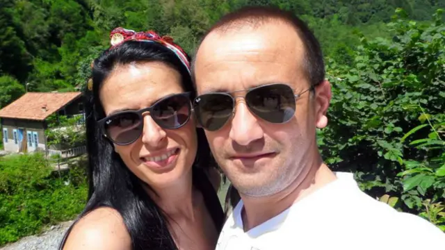 Göksel Kurnaz (sağda) ve eşi