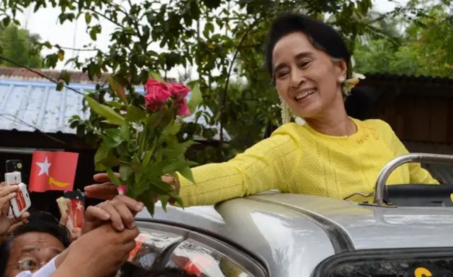 昂山素季现在是缅甸事实领导人